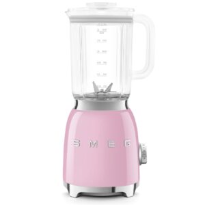 Smeg Batidora de Vaso BLF03PKEU 1’5L Rosa 800W Cristal