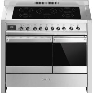 Smeg Cocina A2PYID-81 Inducción 5 Zonas 100x60 cm Inox 2 Hornos Pirolítico Clase A