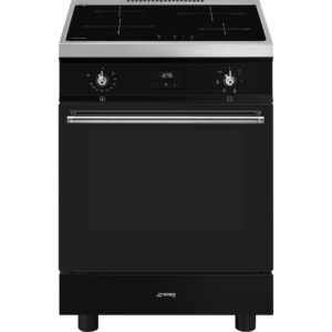Smeg Cocina C6IMBLT2 Inducción Negro 60cm Multifunción 70L Vapor Clean Clase A