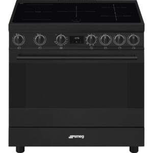 Smeg Cocina C91IEA2 Inducción Inox 90cm 5 Zonas Horno Eléctrico Multifunción 115L Clase A
