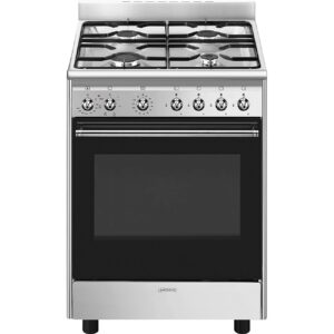 Smeg Cocina CX60GMX Gas Inox 60cm Horno Multifunción 70L Clase A