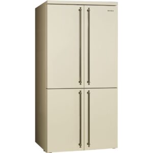 Smeg Frigorífico Americano 4 Puertas FQ60CPO6 Coloniale Crema 572 L No‑Frost Clase F