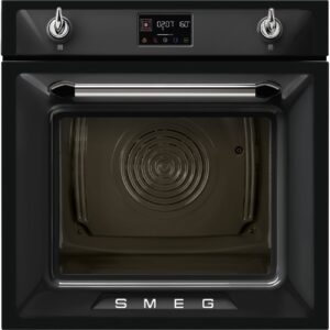 Smeg Horno SOP6902S2PN Combinado Vapor Pyro Steam 60cm Negro Soft Close