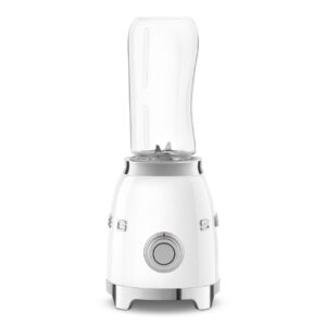 Smeg Mini Batidora de Vaso PBF01WHEU Blanca 600ml 300W 2 Velocidades Pulse