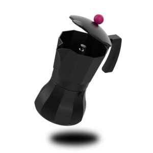 taurus-cafetera-italiana-black-moments-window-9-alumino-negra-9-tazas-3